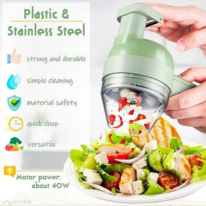4 in 1  Electric Vegetable Chopper